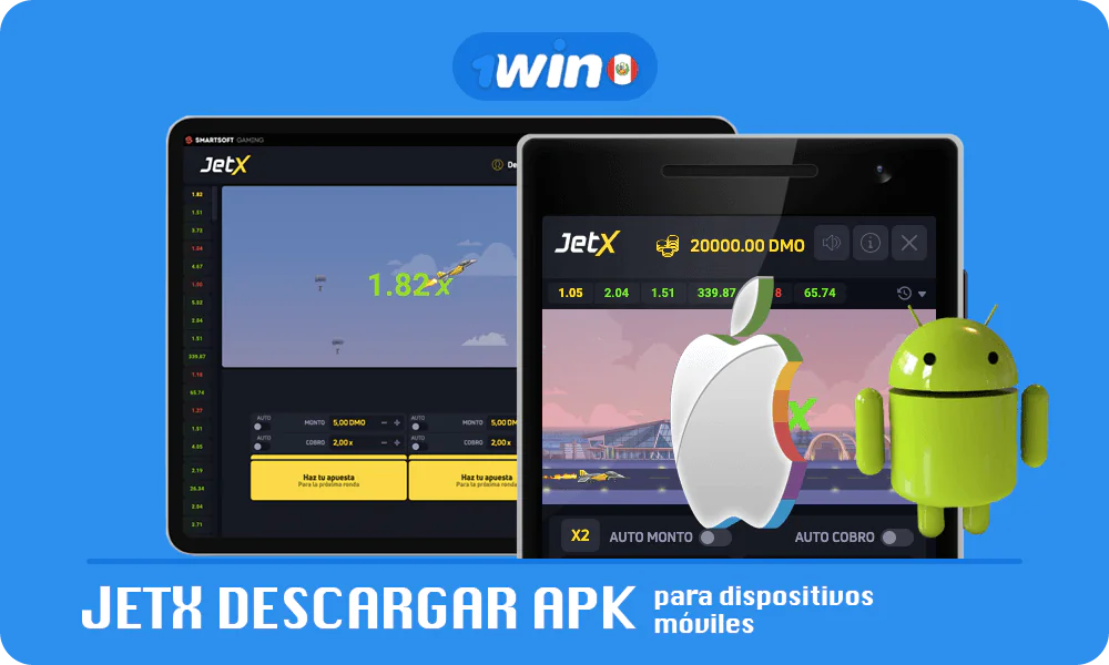 Unos sencillos pasos para Descargar 1win JetX APK para dispositivos móviles